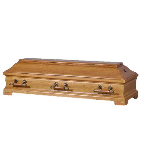 High Gloss Poplar German Casket